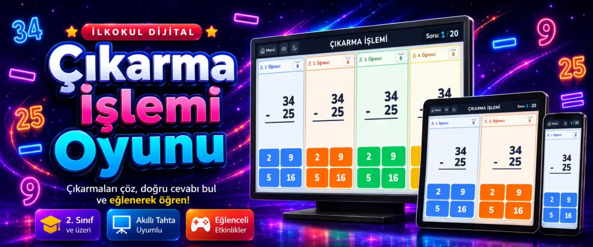 Çıkarma İşlemi Oyunu
