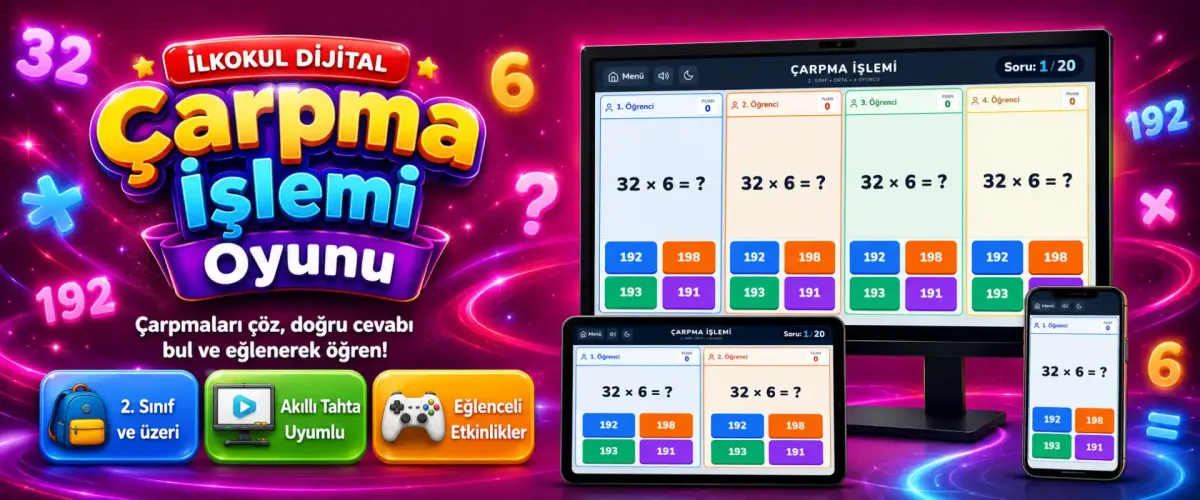 Çarpma İşlemi Oyunu