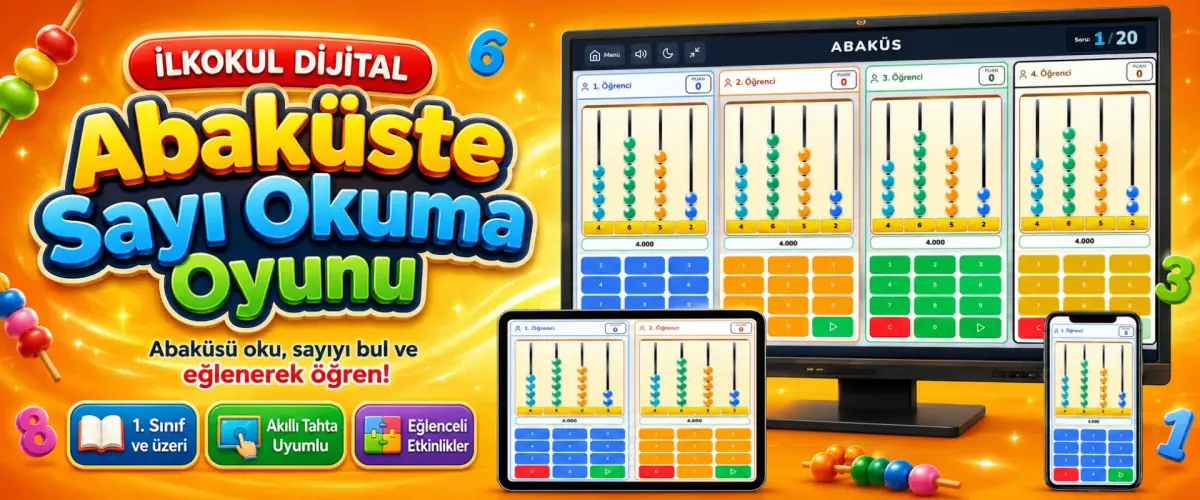 Abaküste Sayı Okuma Oyunu