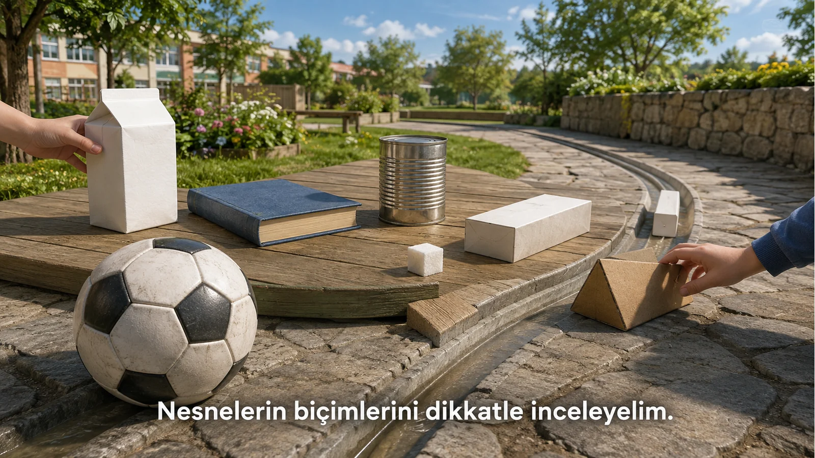 Nesneleri Geometrik Cisimlere göre Sınıflandırma Konu Anlatımı akıllı tahta konu anlatımı ön izlemesi
