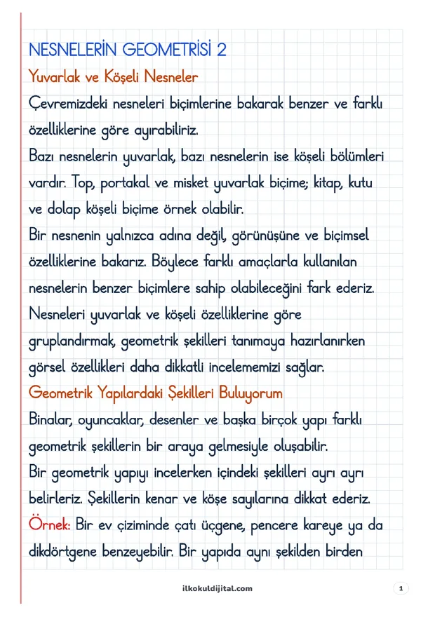 Nesnelerin Geometrisi (2) Defter Notları ön izlemesi