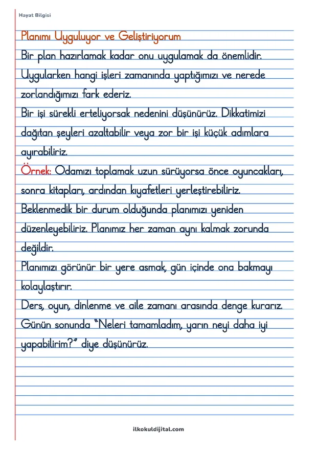 2.Sınıf 2.Hafta Defter Notları set ön izlemesi
