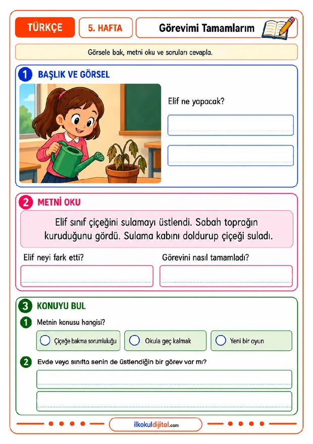 2. Sınıf 5. Hafta Etkinlik Paketi ön izlemesi