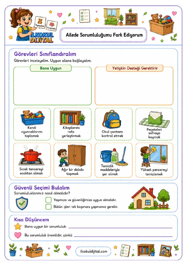 2. Sınıf Hayat Bilgisi 17. Hafta: Görev ve Sorumluluklarım ön izlemesi