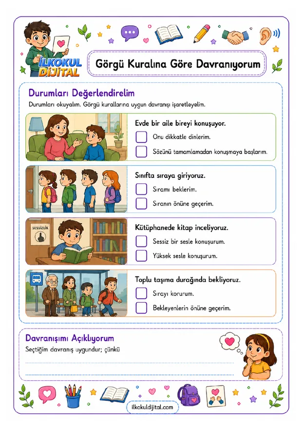 2. Sınıf Hayat Bilgisi 15. Hafta: Toplumda Nezaket ve Görgü ön izlemesi