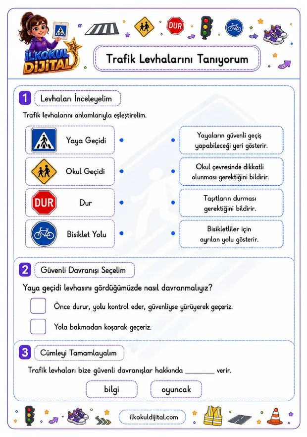 2. Sınıf Hayat Bilgisi 11. Hafta: Trafik İşaretleri ön izlemesi
