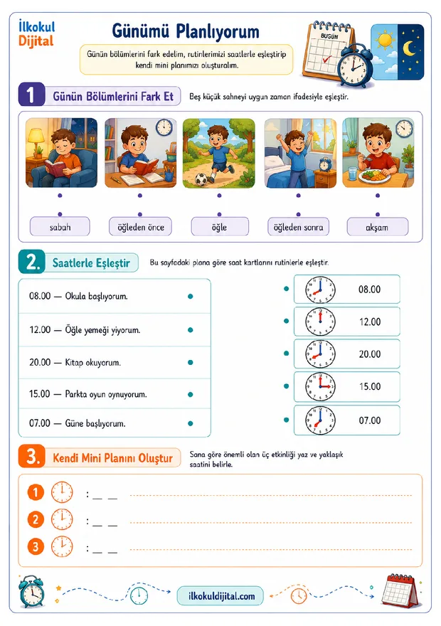 2. Sınıf Matematik 29. Hafta: Saat, Dakika, Gün, Hafta, Ay, Mevsim ve Yıl ön izlemesi