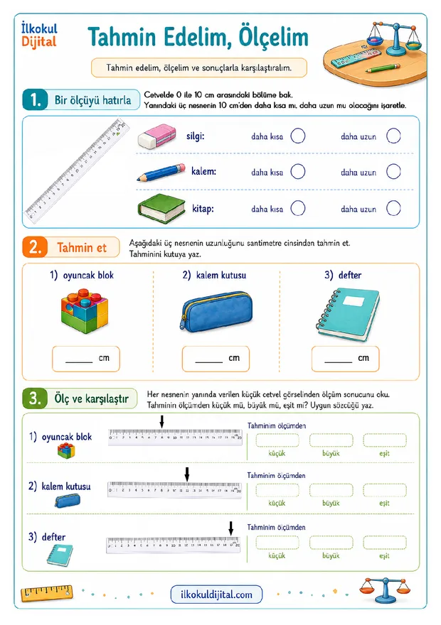 2. Sınıf Matematik 31. Hafta: Uzunluk ve Kütleyi Tahmin Etme ön izlemesi