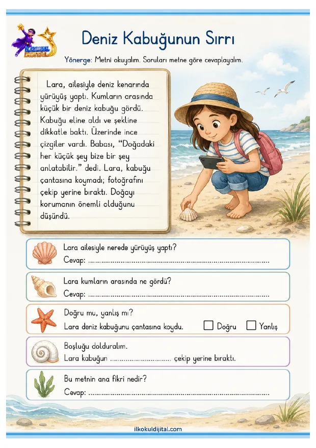 2. Sınıf Okuma ve Anlama 15 ön izlemesi