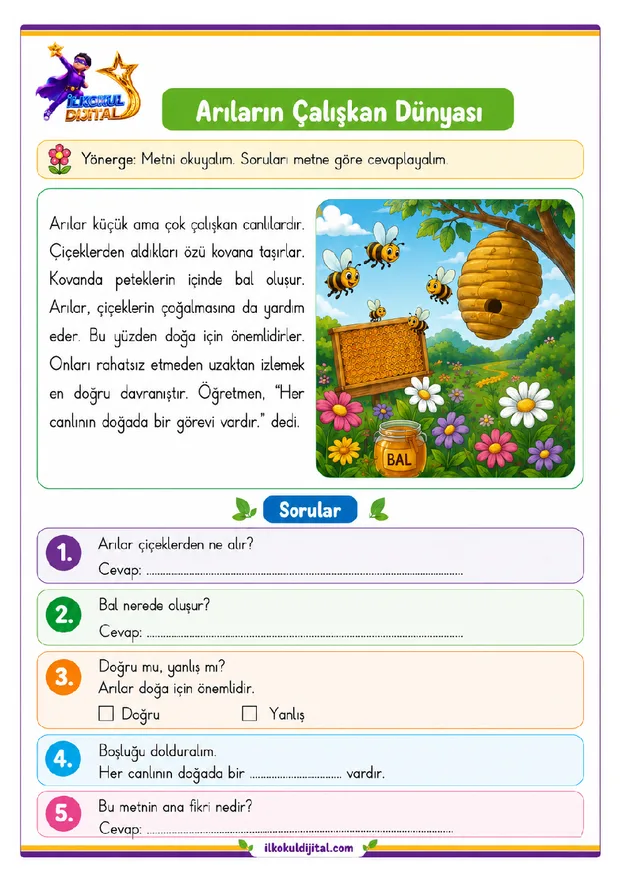 2. Sınıf Okuma ve Anlama 16 ön izlemesi