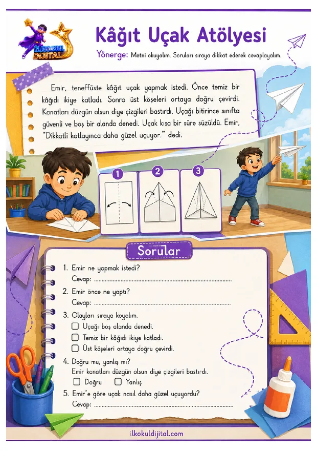 2. Sınıf Okuma ve Anlama 7 ön izlemesi