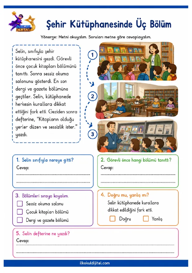 2. Sınıf Okuma ve Anlama 8 ön izlemesi