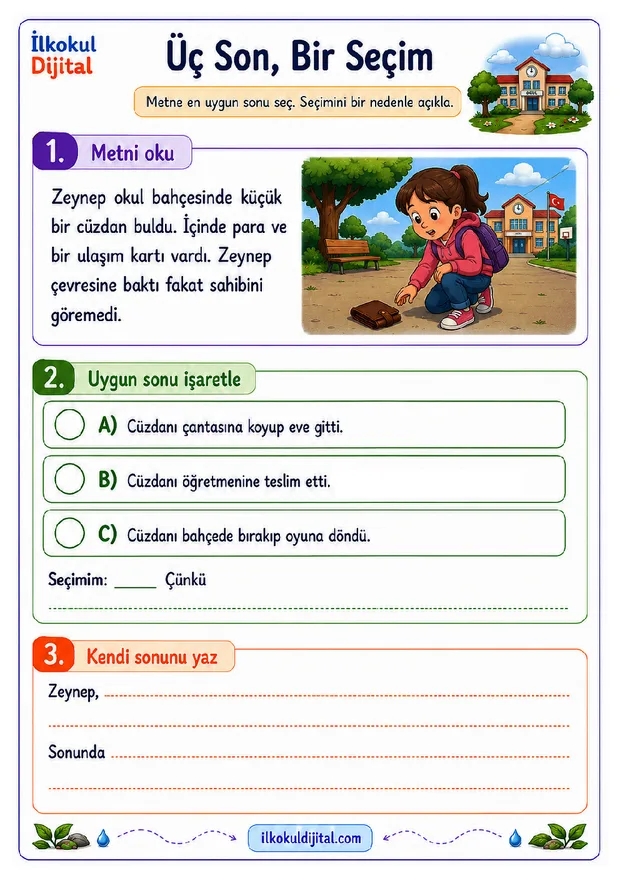 Yarım veya Eksik Metni Tamamlama ön izlemesi