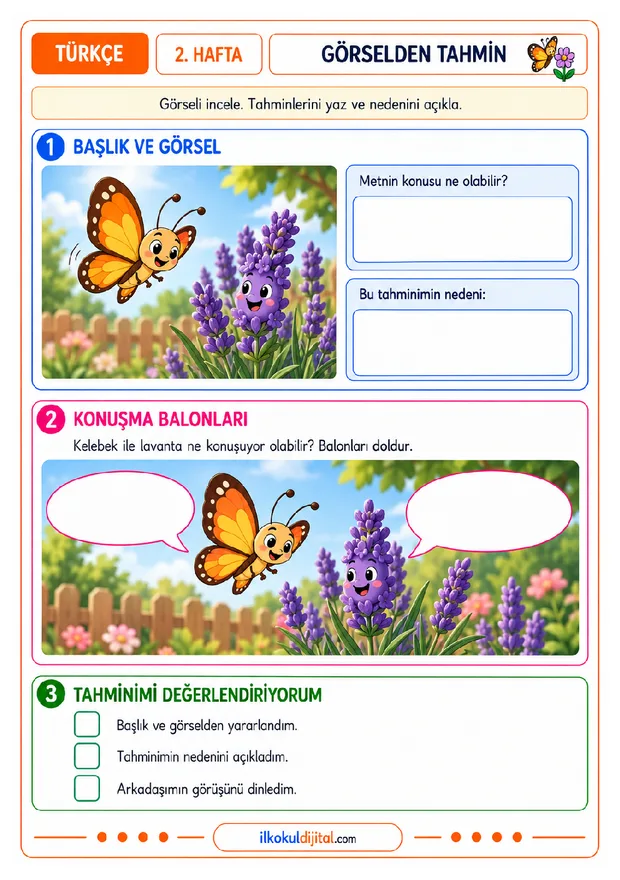 3. Sınıf 2. Hafta Etkinlik Paketi ön izlemesi