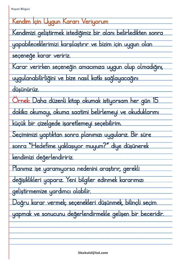 3.Sınıf 2.Hafta Defter Notları set ön izlemesi