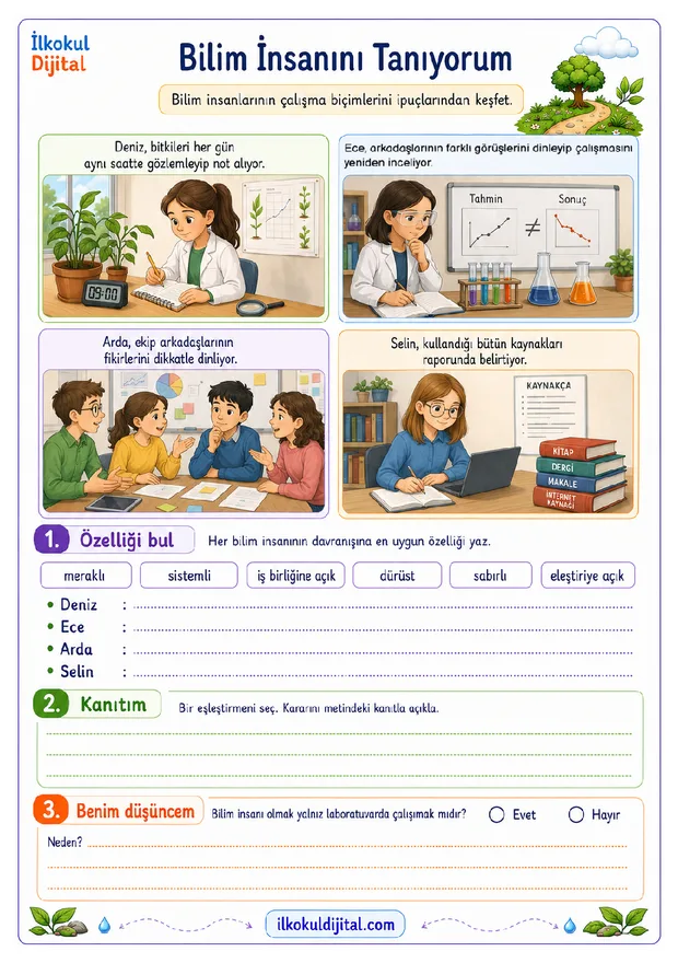 Bilim İnsanlarının Özellikleri ön izlemesi