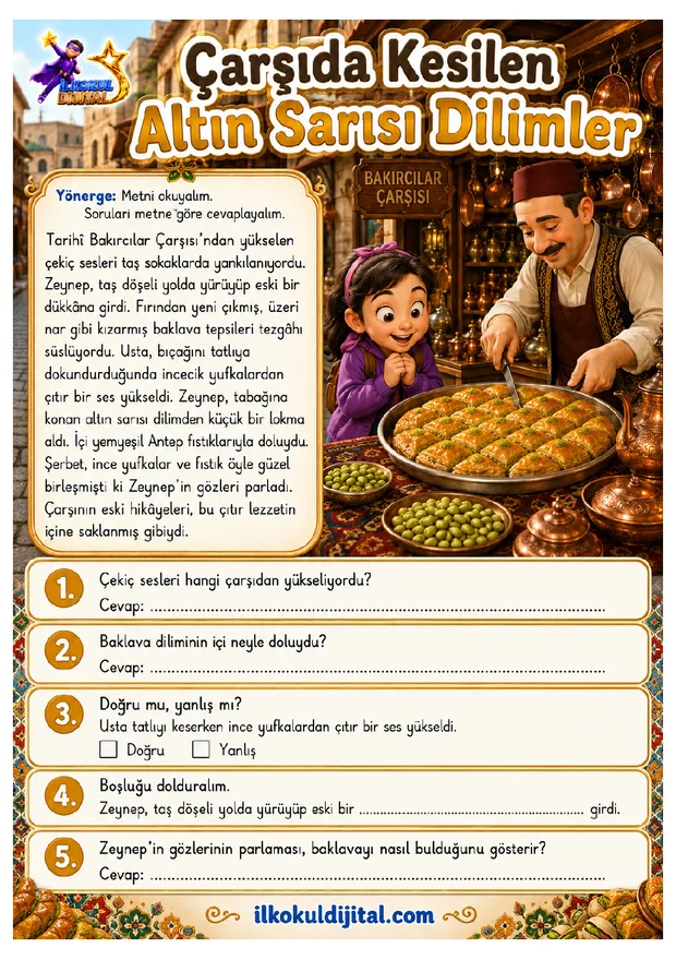 3. Sınıf Okuma ve Anlama 12 ön izlemesi
