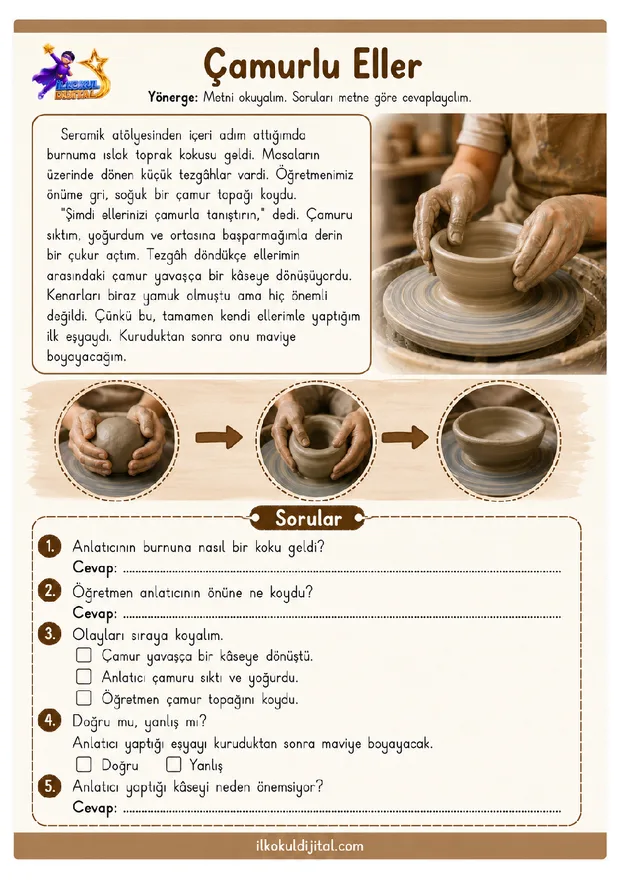3. Sınıf Okuma ve Anlama 7 ön izlemesi