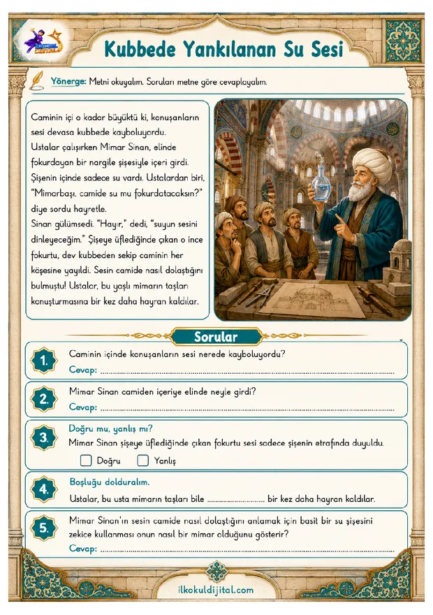4. Sınıf Okuma ve Anlama 4 ön izlemesi