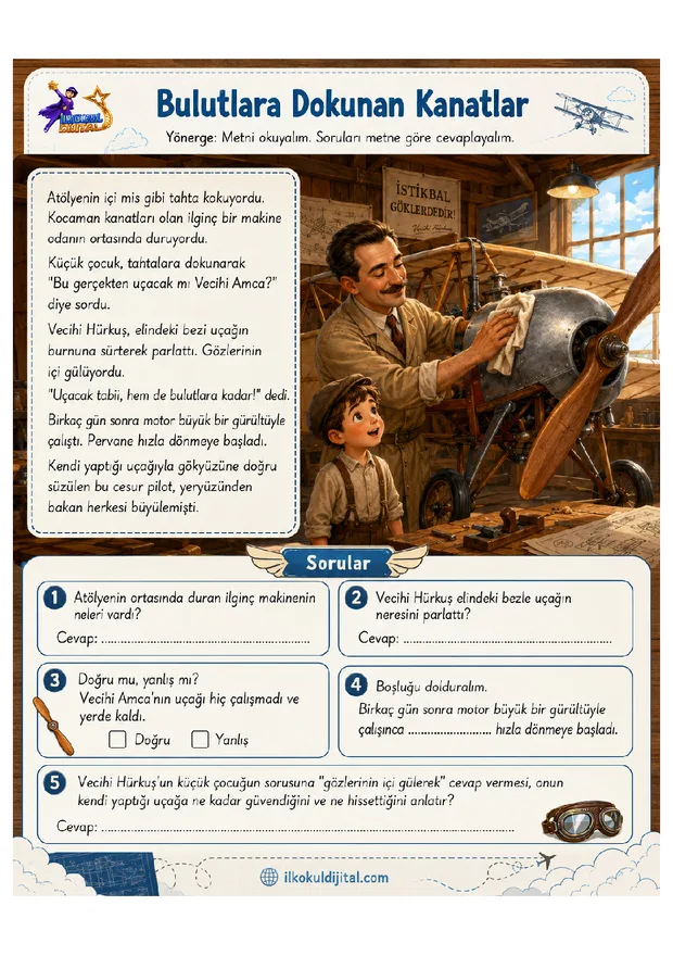 4. Sınıf Okuma ve Anlama 7 ön izlemesi